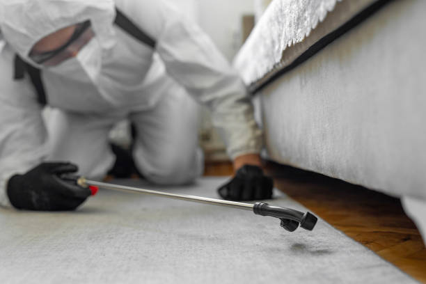 Professional Mosquito Control technician working in Pendleton, IN